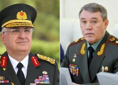 خبرنگاران روسای ستاد ارتش روسیه و ترکیه درباره سوریه و لیبی گفت وگو کردند